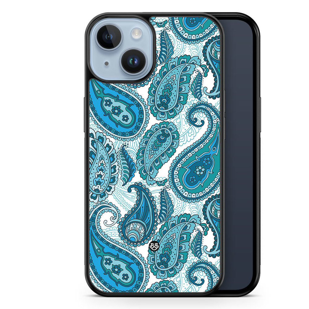 iPhone 14 Plus Case - Blue Paisley