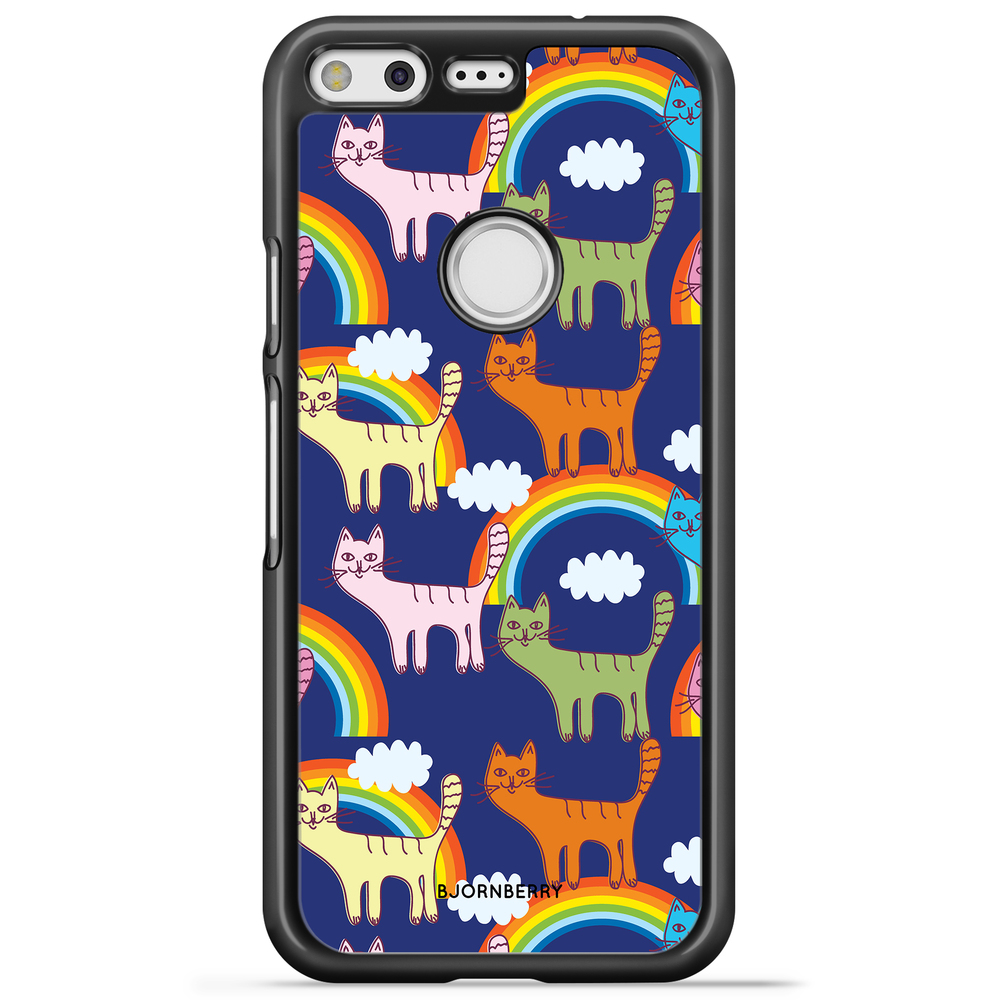 Google Pixel Case - Cats & Rainbows