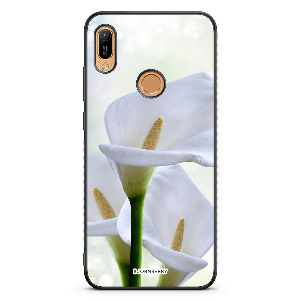 Huawei Y6 2019 Case - White flower