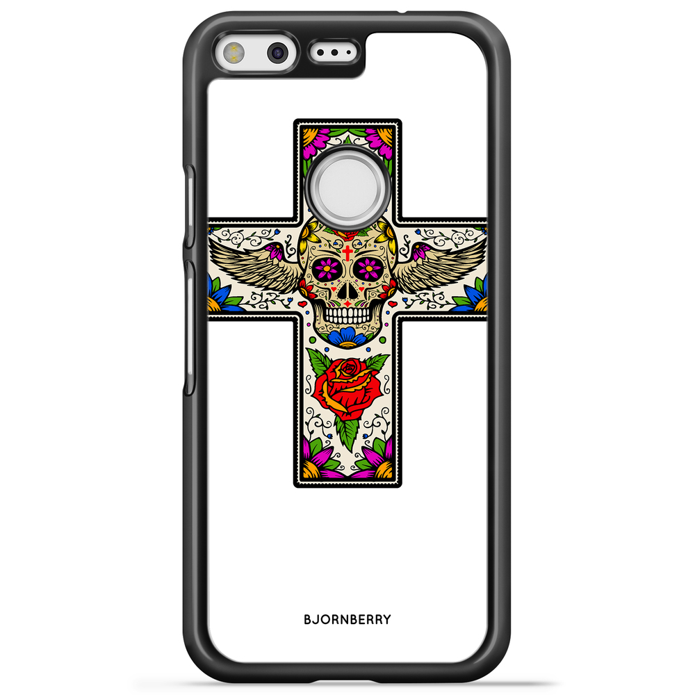 Google Pixel Case - Skull Cross