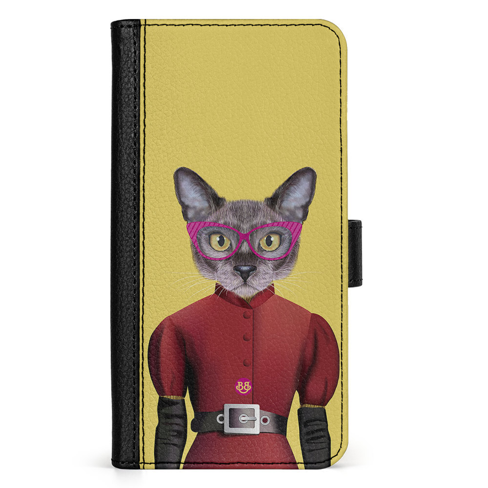 Xiaomi 13 Pro Wallet Case - Hipster Cat