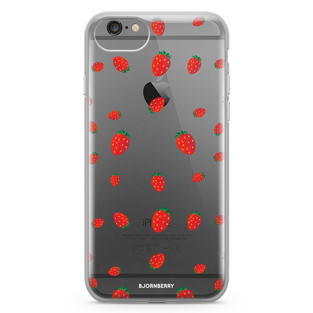 iPhone 6/6s Fashion Case - Strawberry Pattern
