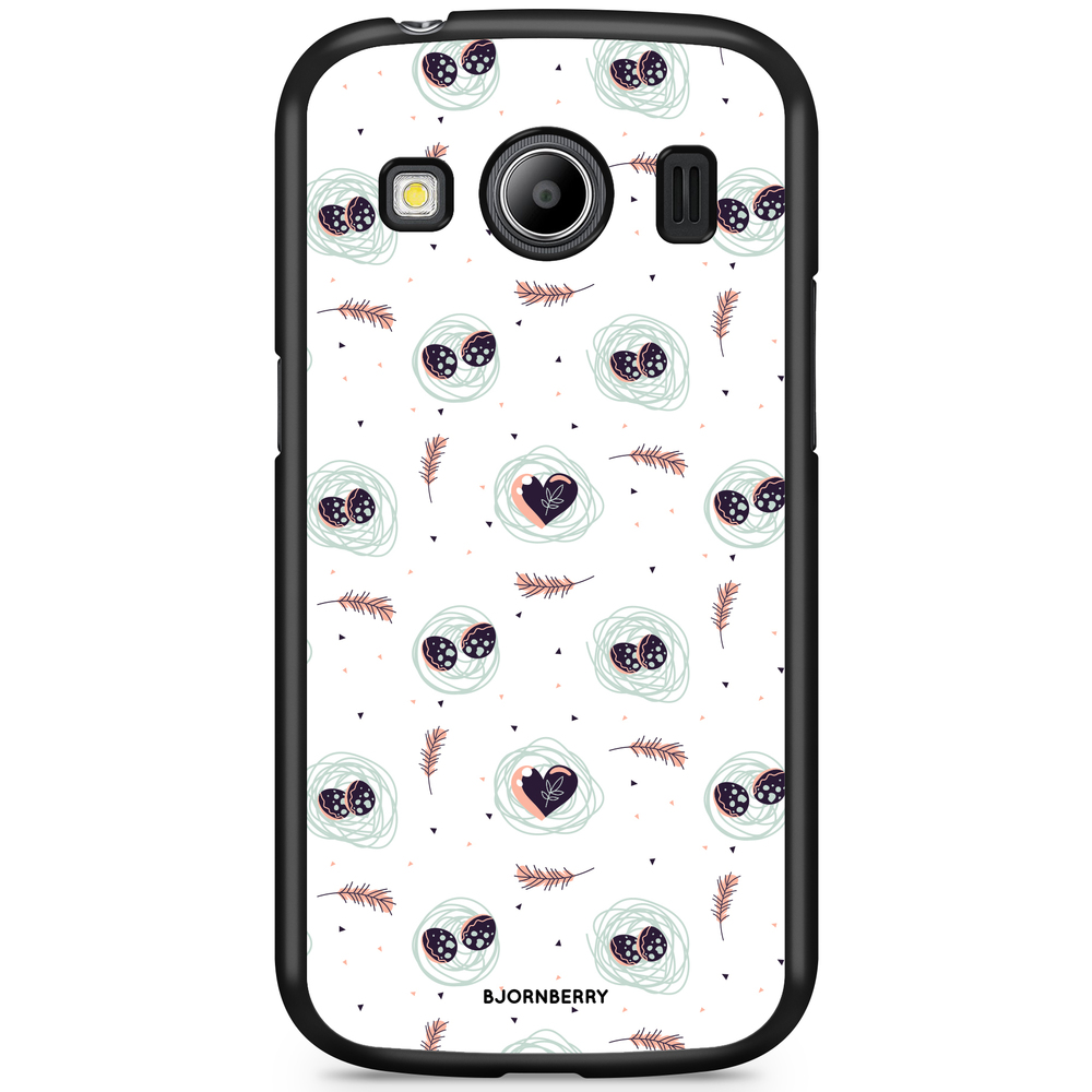 Samsung Galaxy Ace 4 Case - Eggs and Hearts