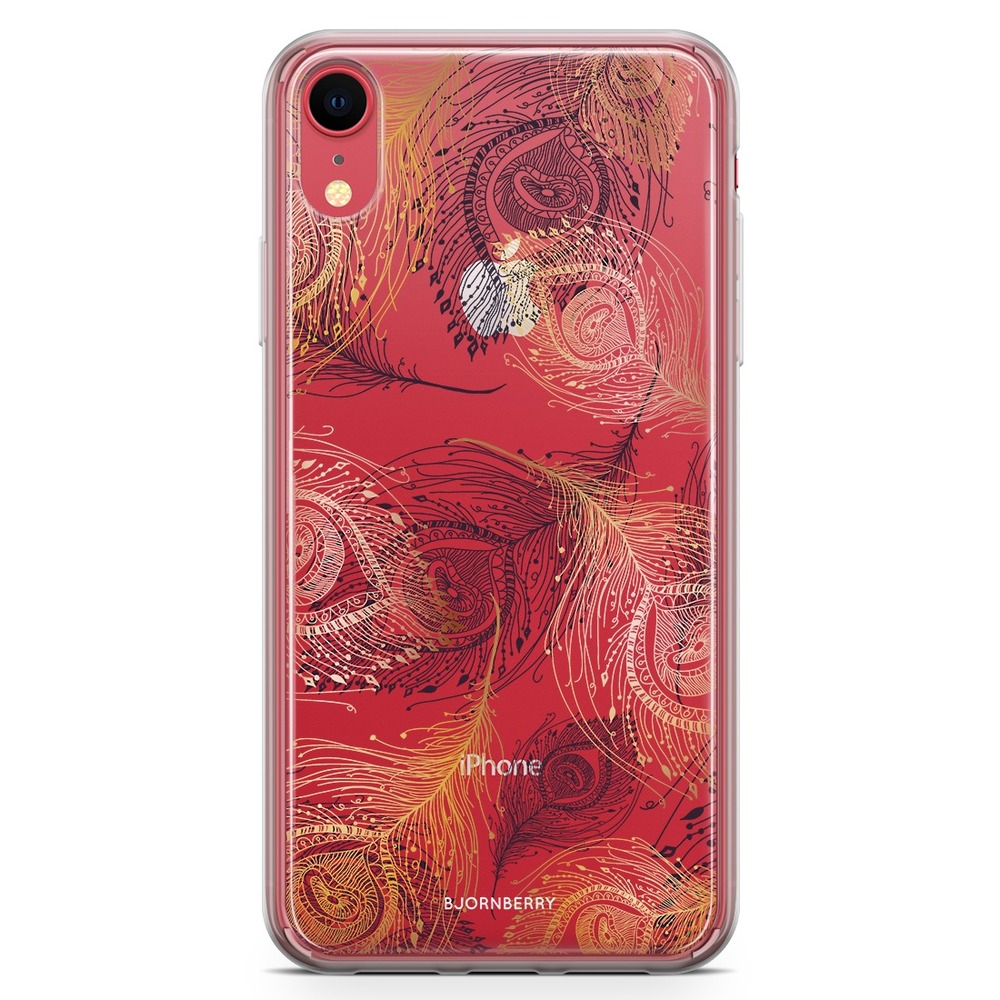 iPhone XR Fashion Case - Peacock Feathers