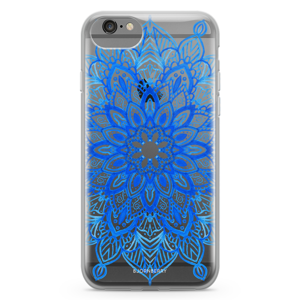 iPhone 6/6s Fashion Skal - Blå Mandala