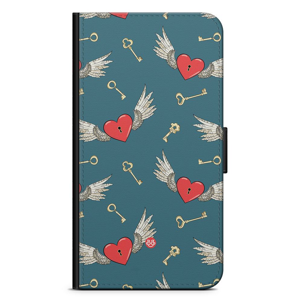 OnePlus 10 Pro 5G Wallet Case - Hearts and Wings