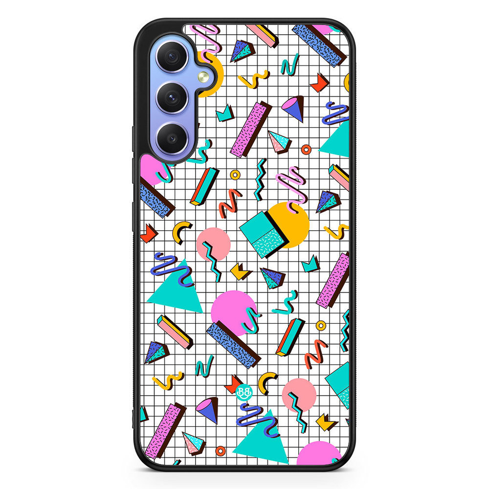 Samsung Galaxy A34 5G Case - 80s Pattern