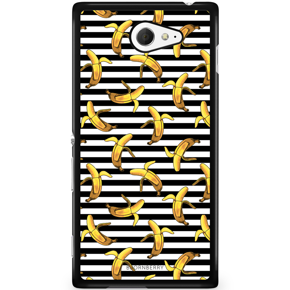 Sony Xperia M2 Aqua Case - Banana Pattern