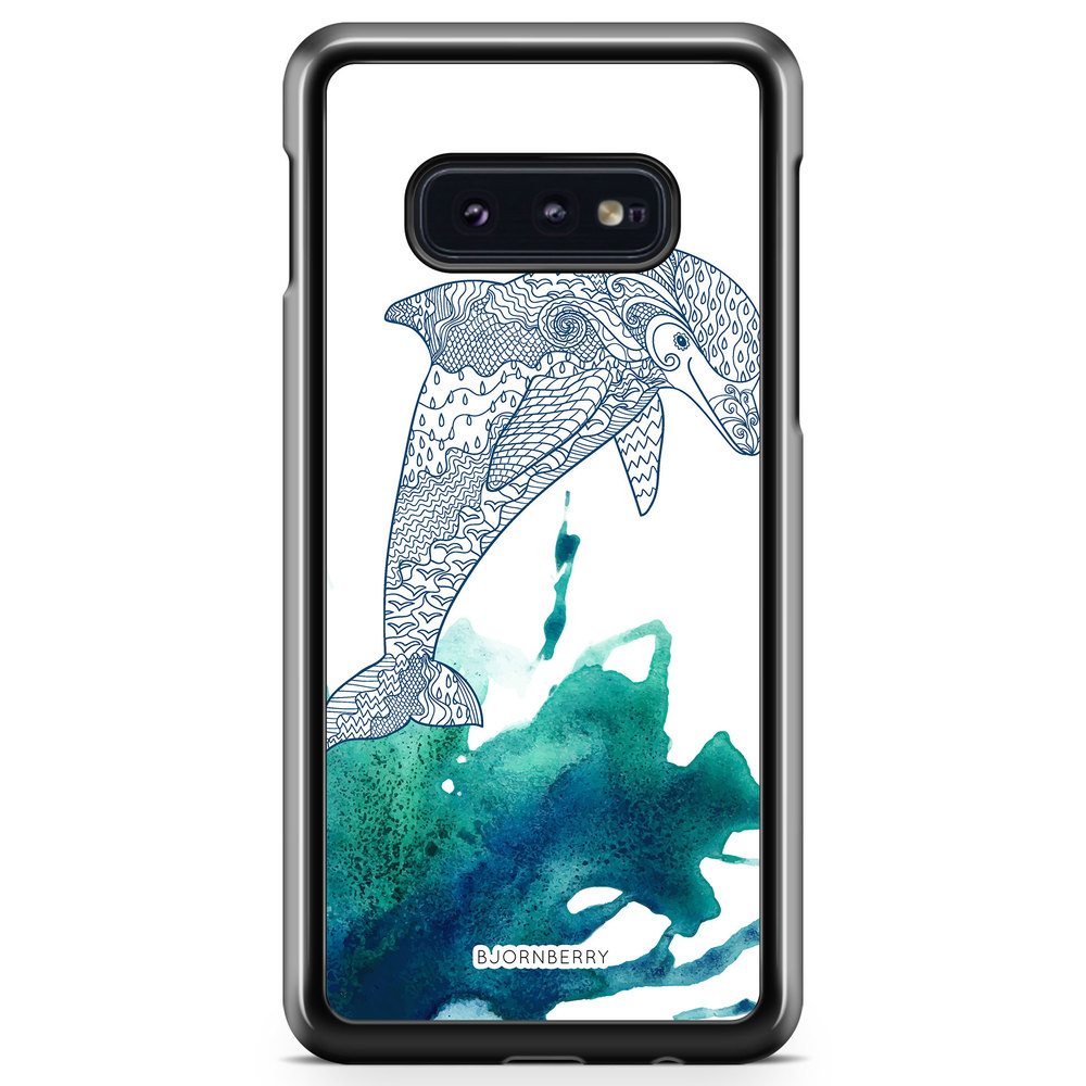 Samsung Galaxy S10e Case - Mandala Dolphine