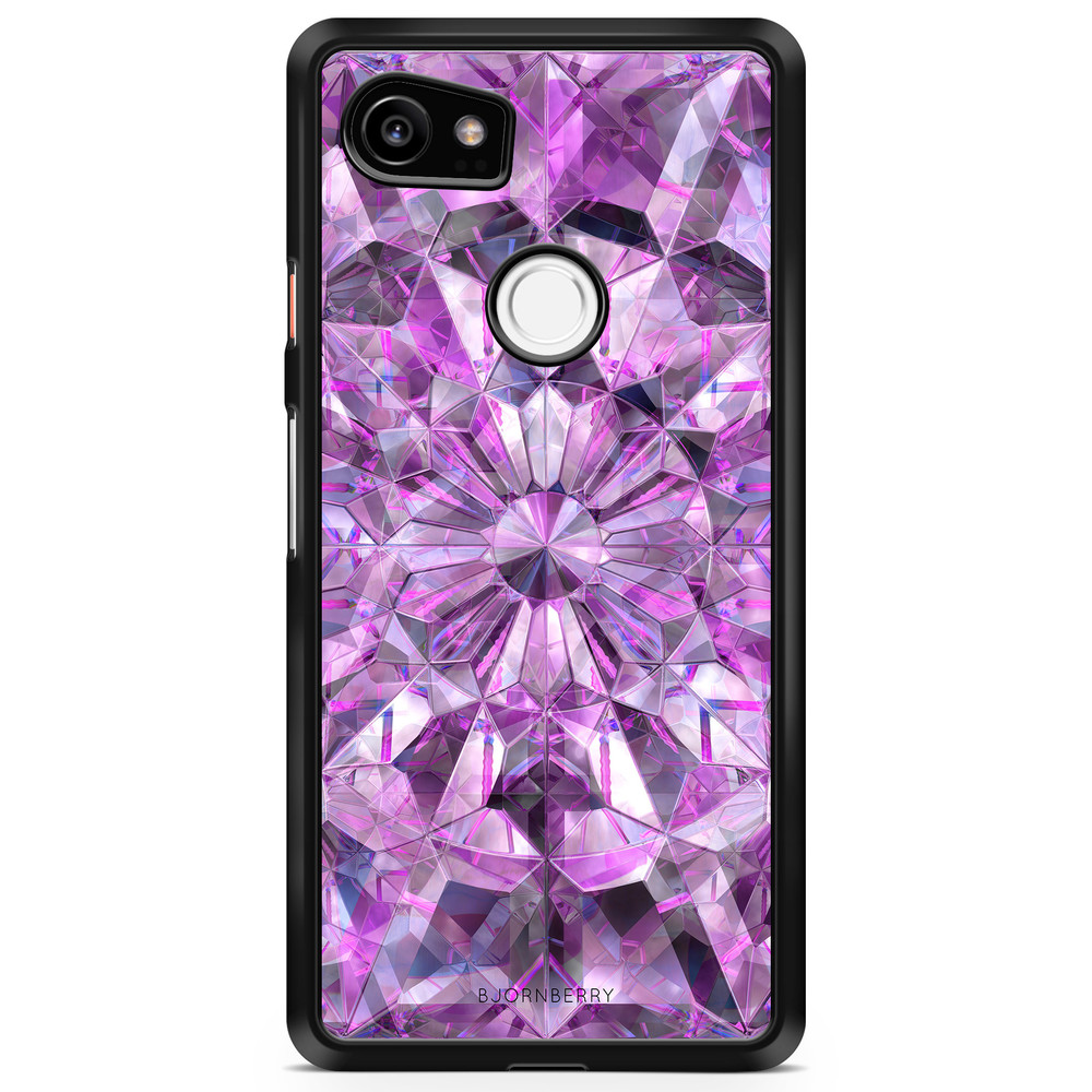 Google Pixel 2 XL Case - Purple Crystals
