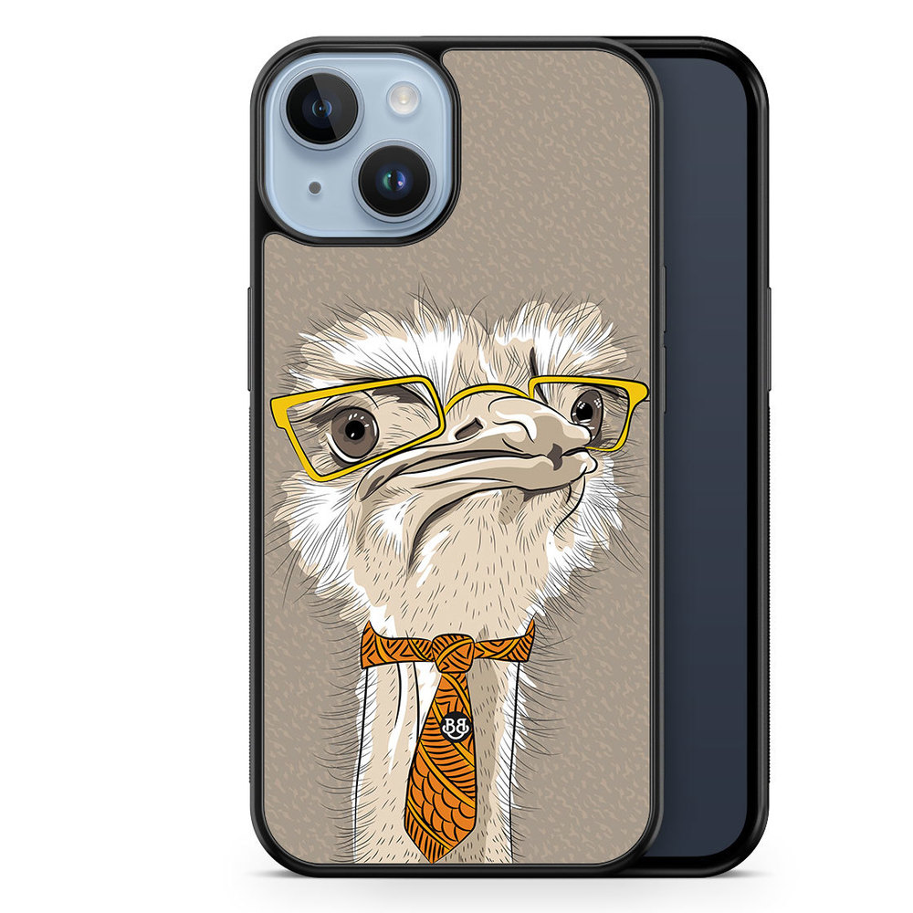 iPhone 14 Plus Case - Hipster Ostrich
