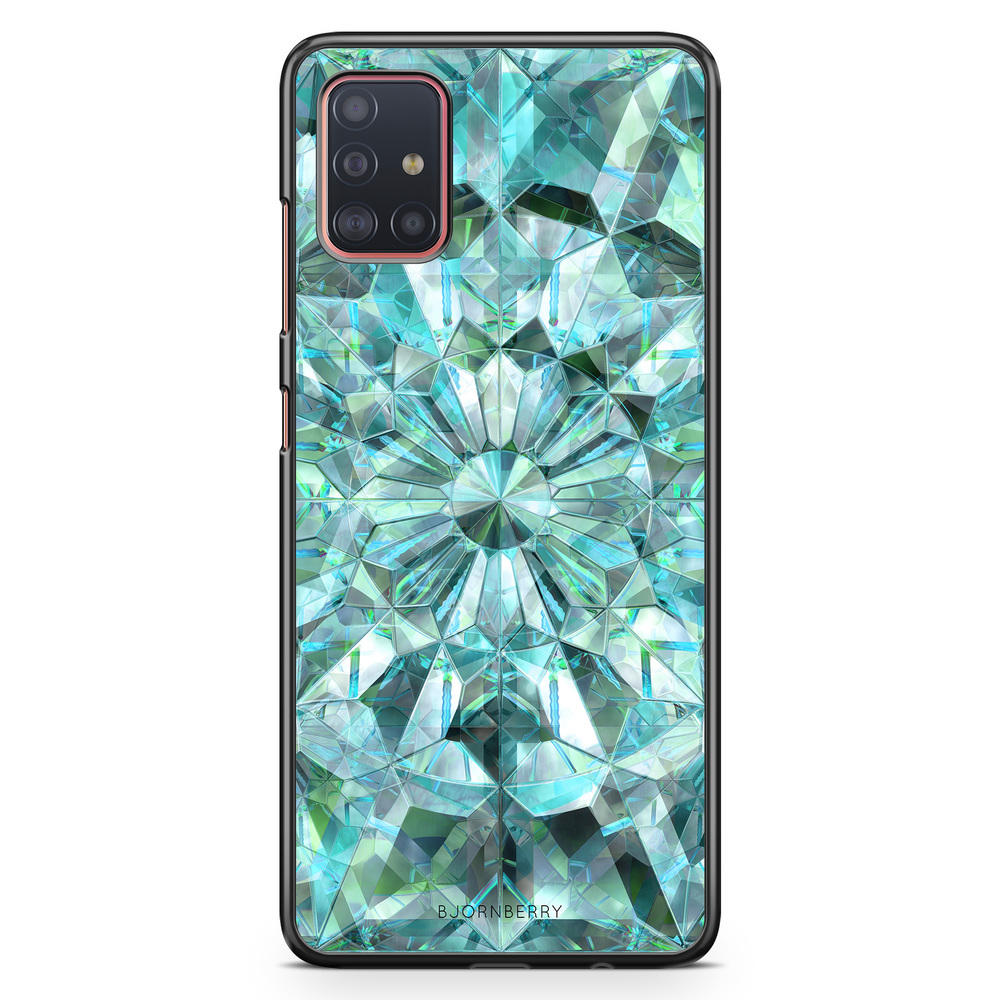 Samsung Galaxy A51 Case - Green Crystals