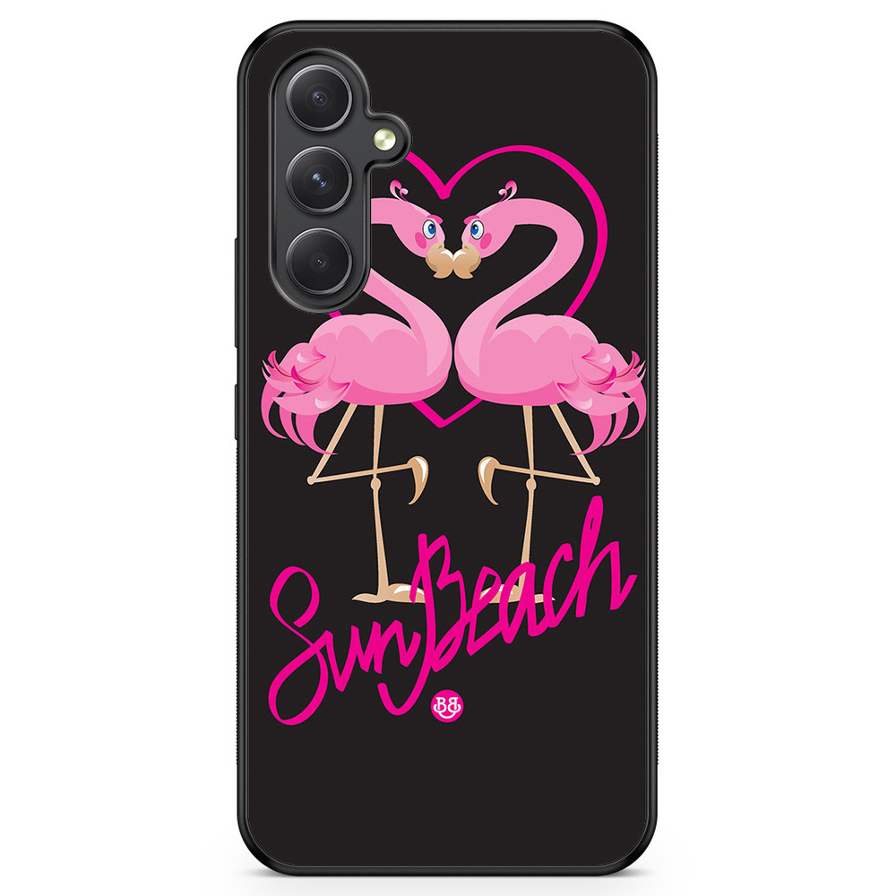 Samsung Galaxy A54 5G Case - Sun Beach Flamingo