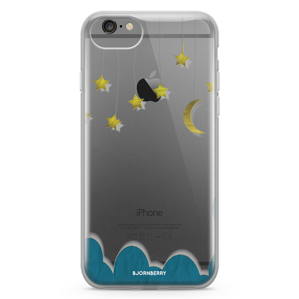 iPhone 6/6s Fashion Skal - Måne Stjärnor