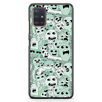 Samsung Galaxy A51 Skal - Spökmönster