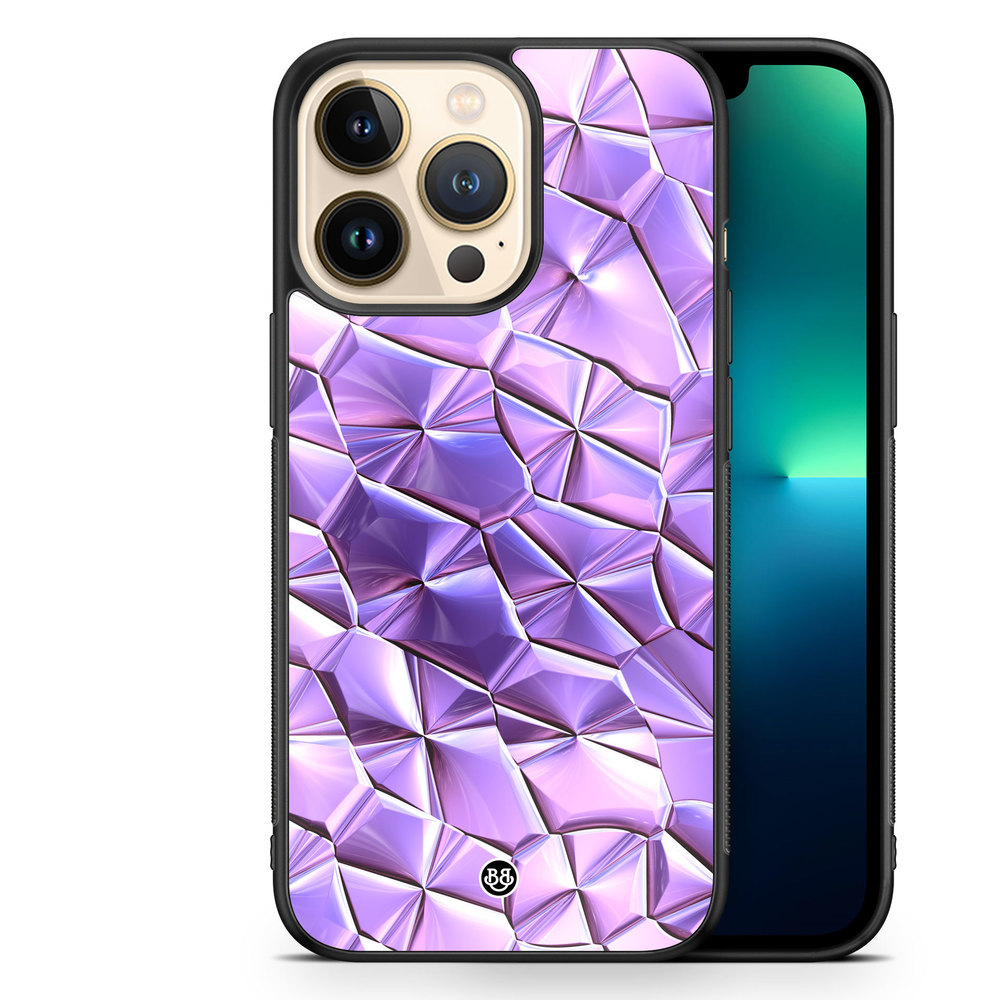 iPhone 13 Pro Case - Purple Crystal