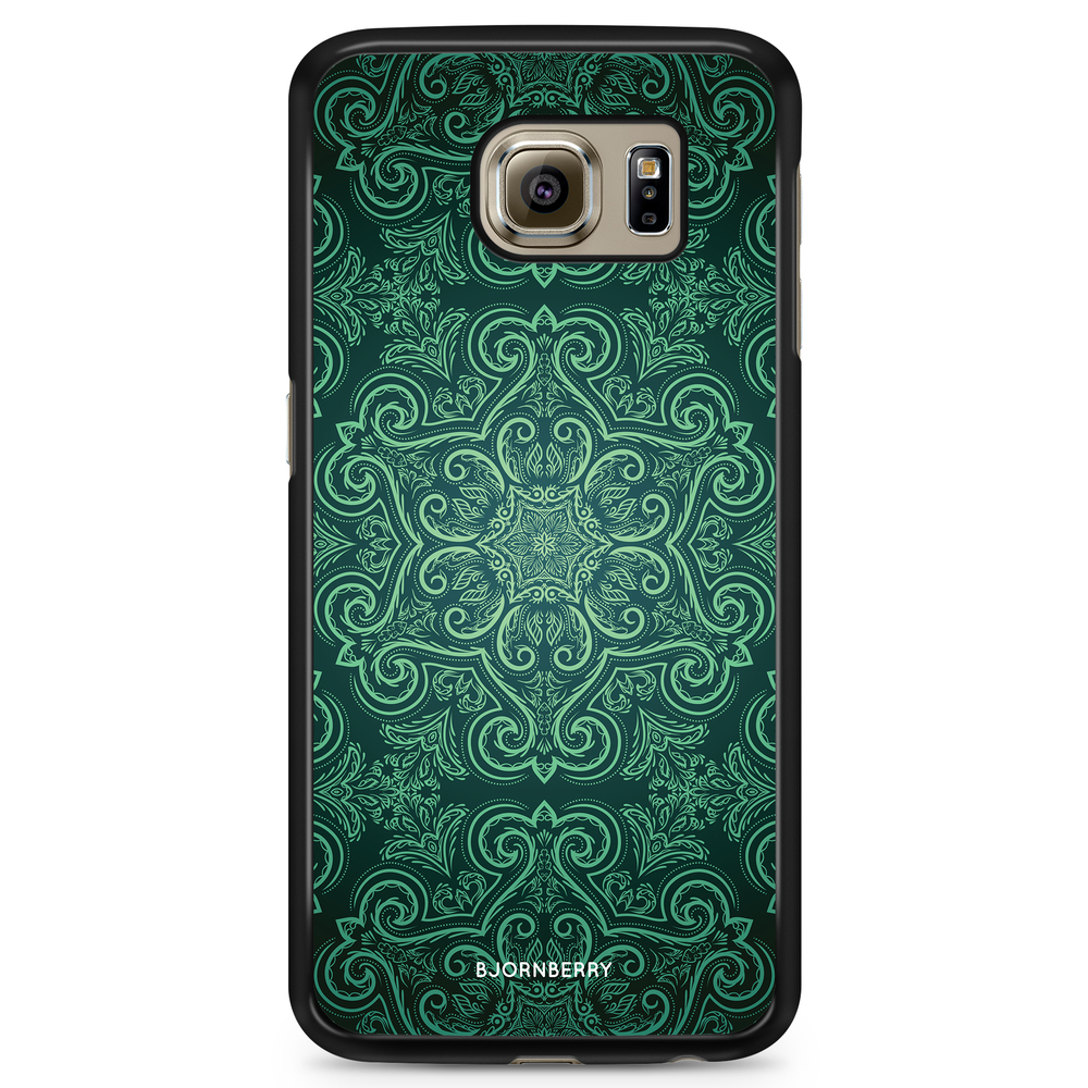 Samsung Galaxy S6 Case - Green Retro Pattern
