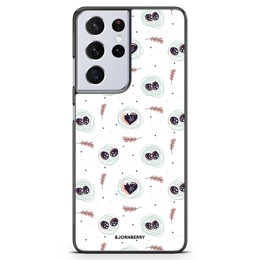 Samsung Galaxy S21 Ultra Case - Eggs and Hearts