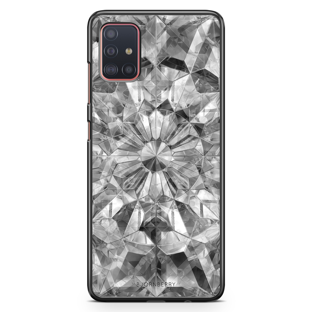 Samsung Galaxy A51 Case - Grey Crystals