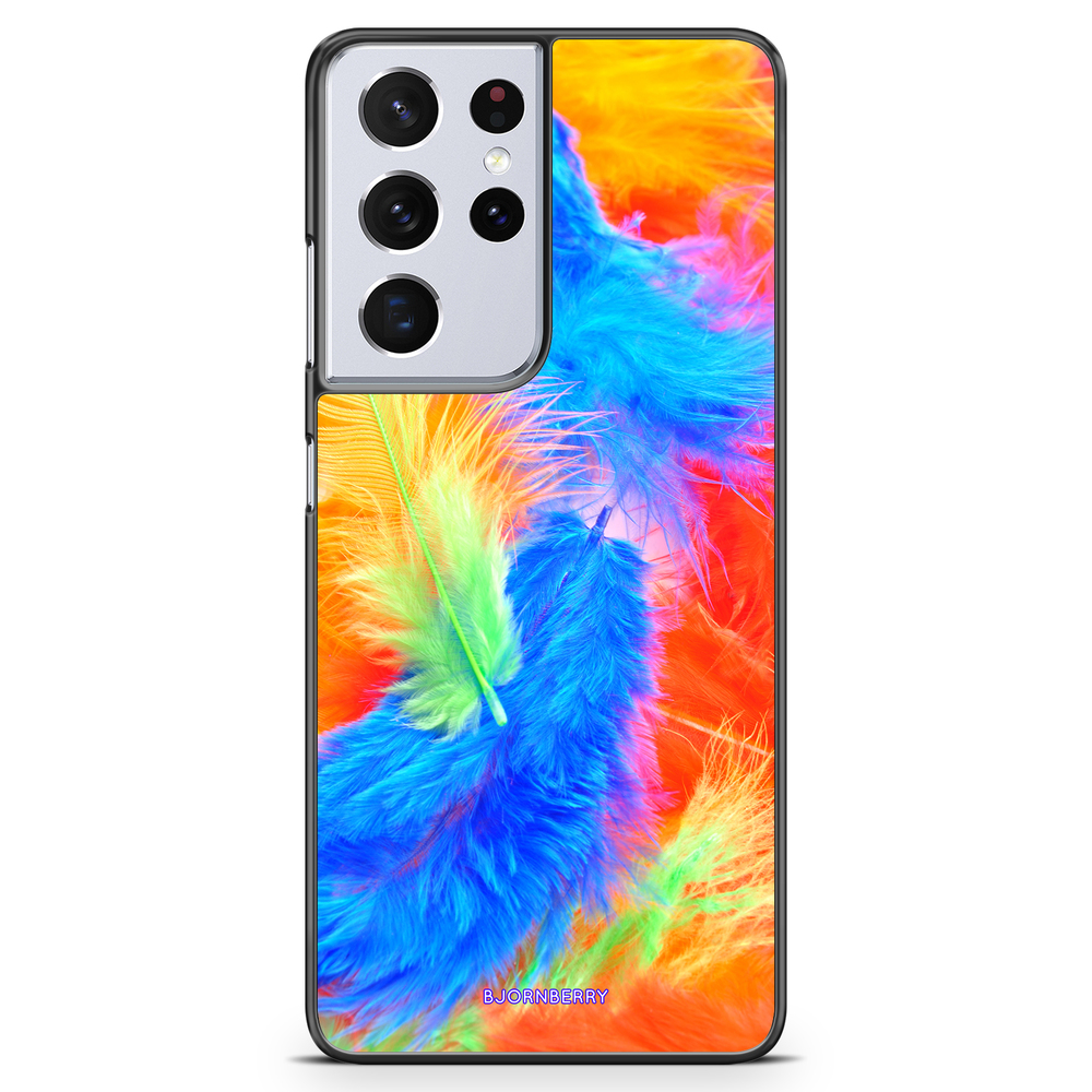 Samsung Galaxy S21 Ultra Case - Easter Feathers