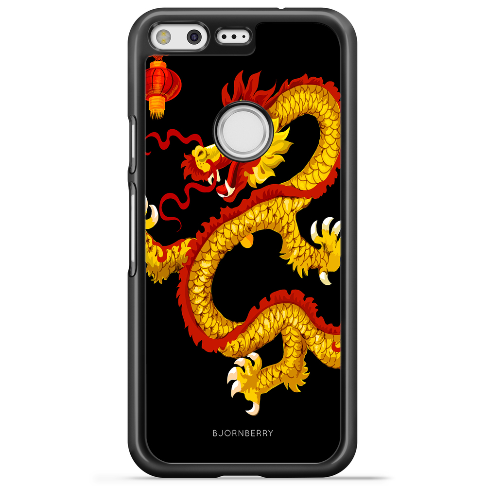 Google Pixel Case - Yellow Dragon