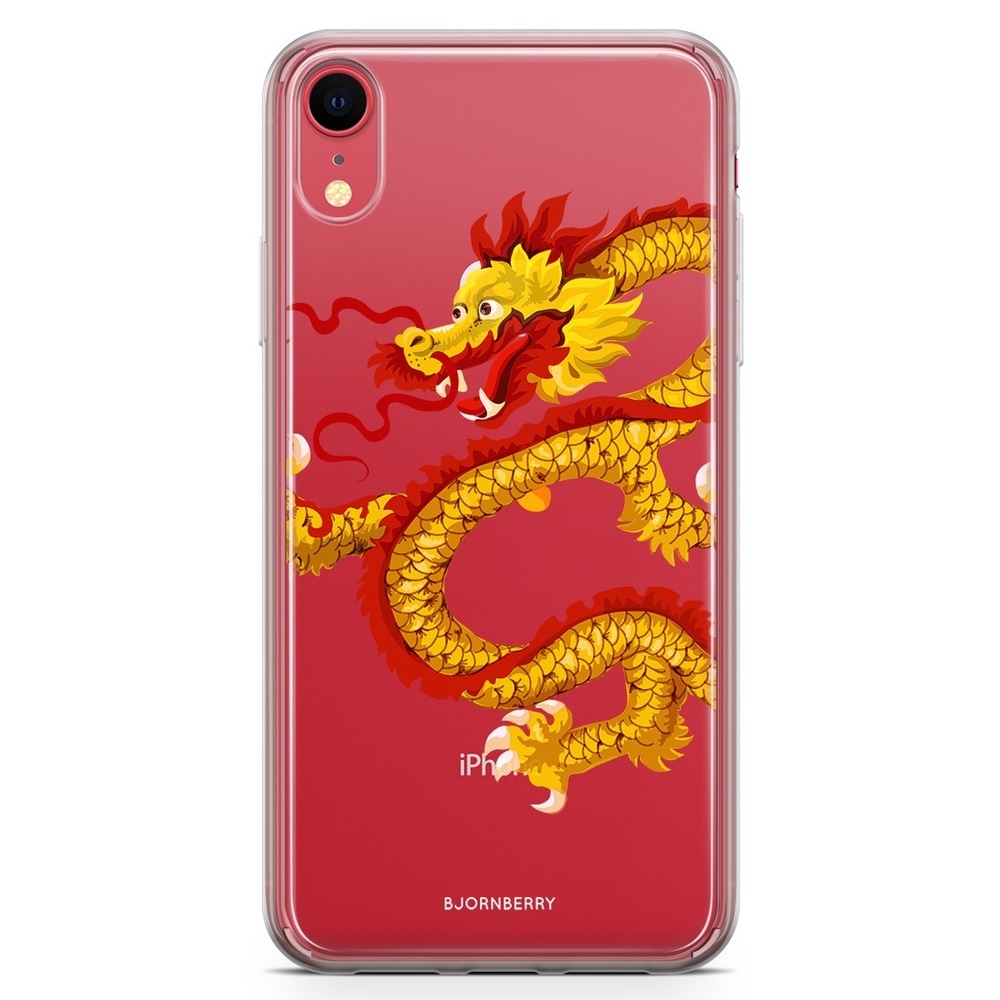 iPhone XR Fashion Skal - Gul Drake