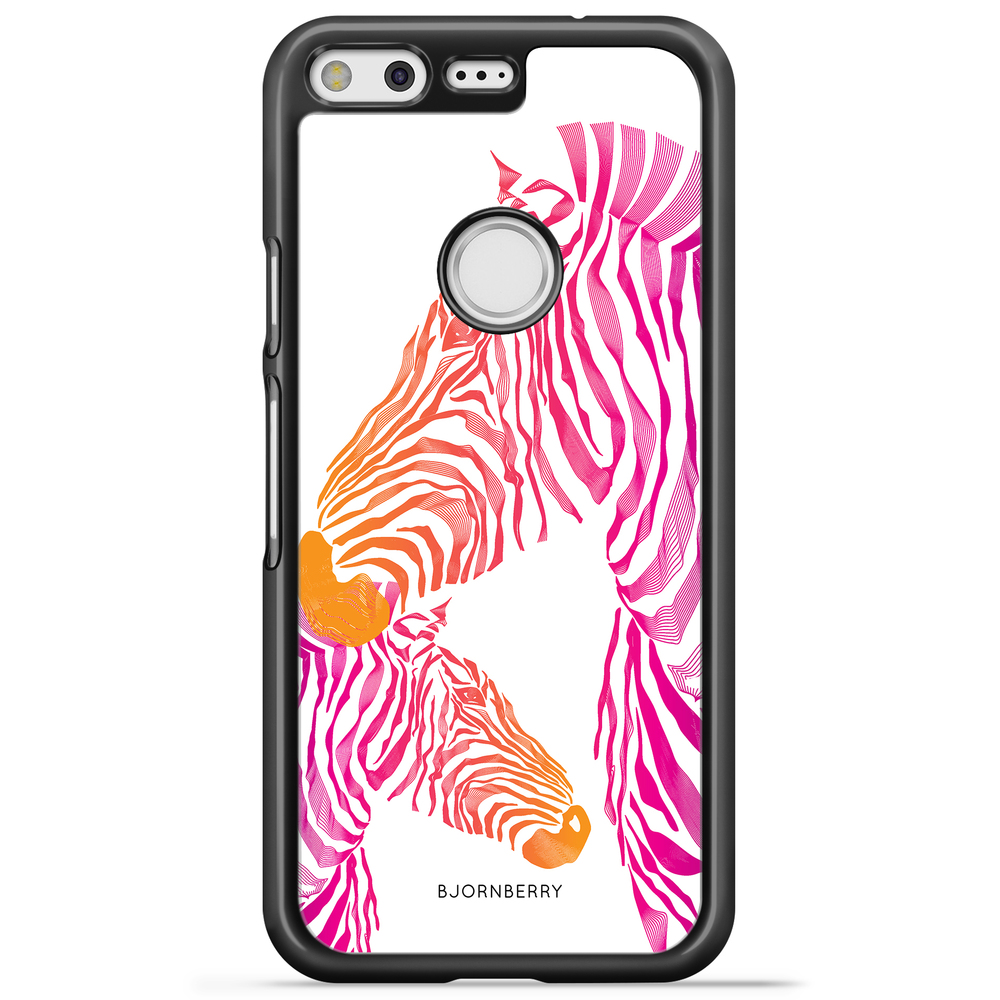 Google Pixel Case - Pink Zebras