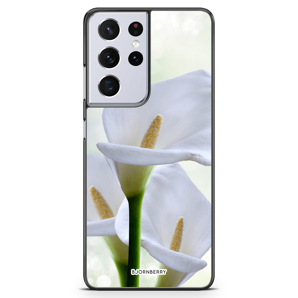 Samsung Galaxy S21 Ultra Case - White flower