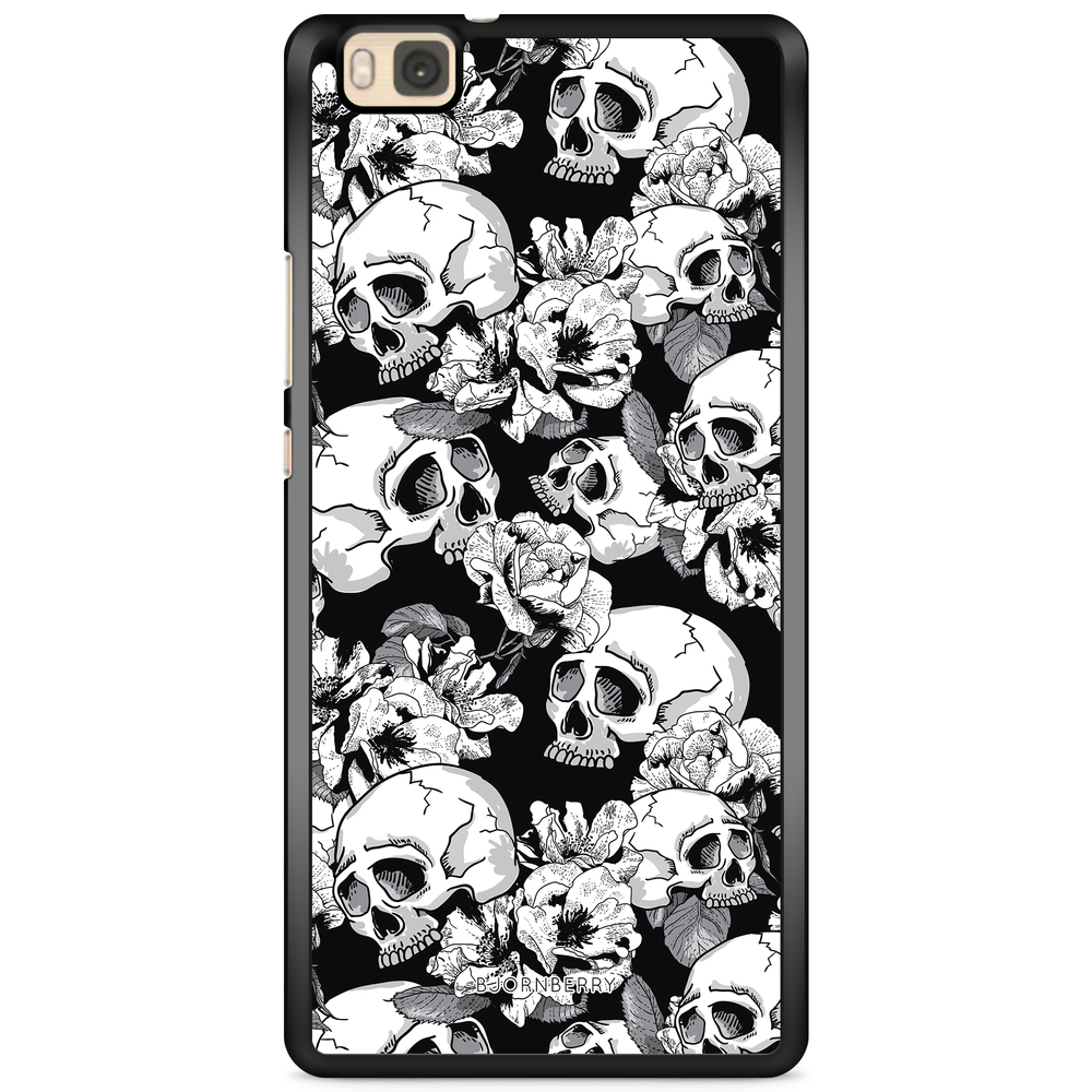 Huawei P8 Lite Case - Skull & Roses