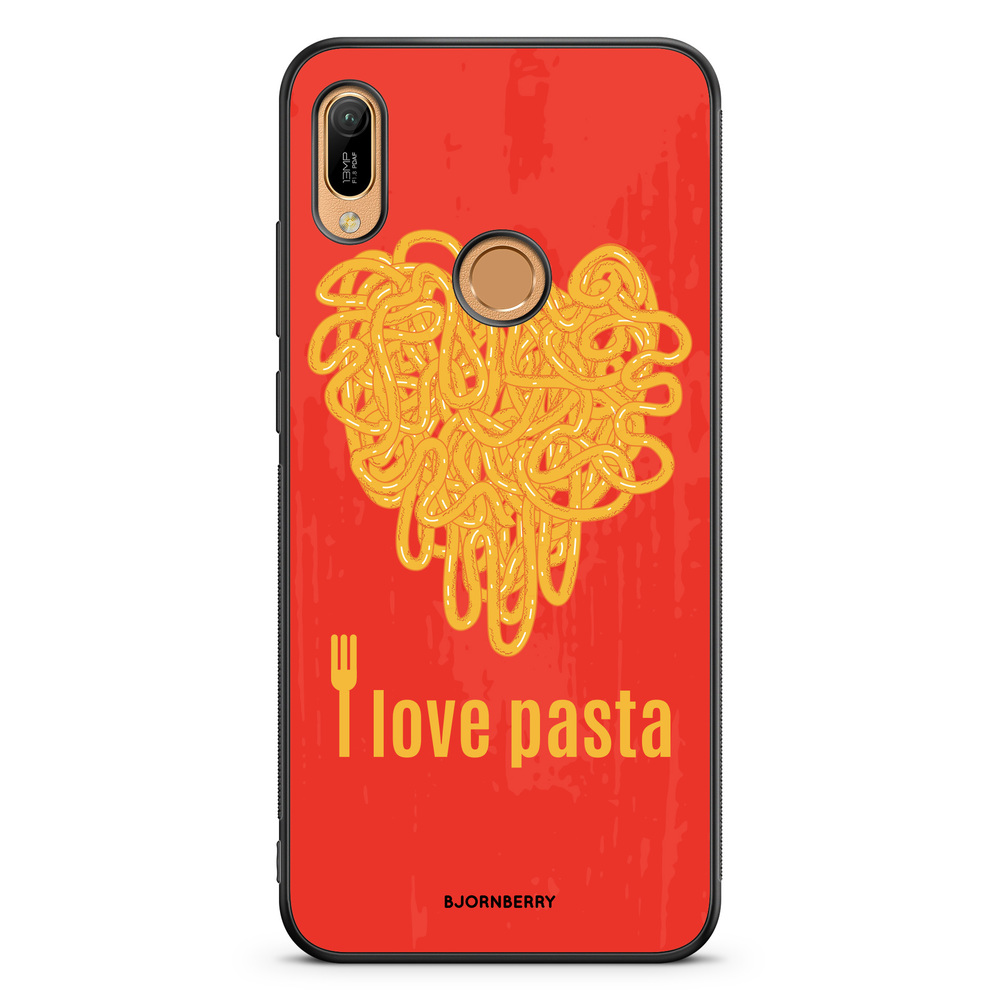 Huawei Y6 2019 Case - I love pasta
