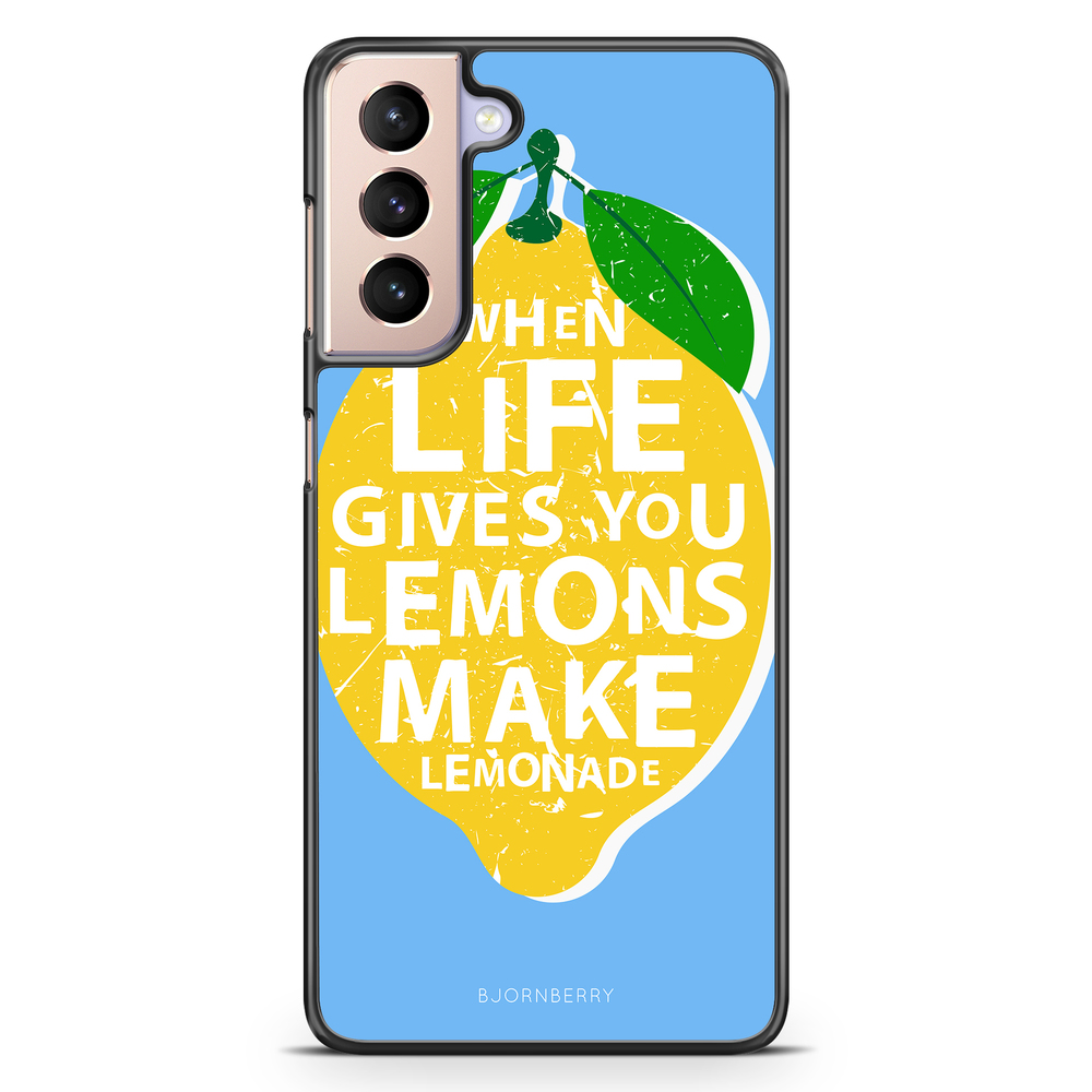 Samsung Galaxy S21 Case - Lemon Quote