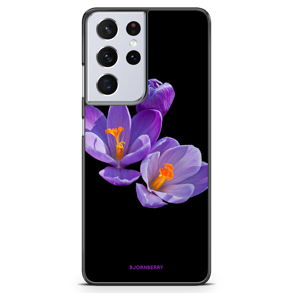 Samsung Galaxy S21 Ultra Case - Purple Flowers