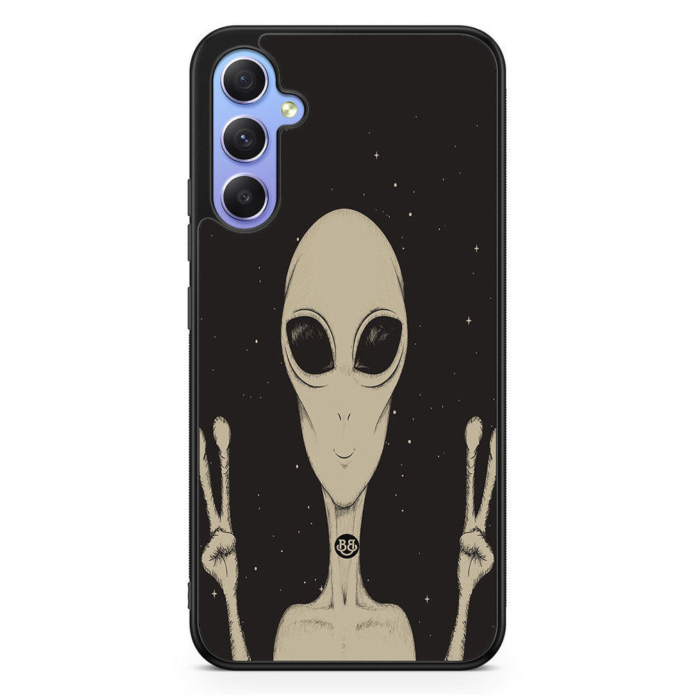 Samsung Galaxy A34 5G Case - Peace Alien
