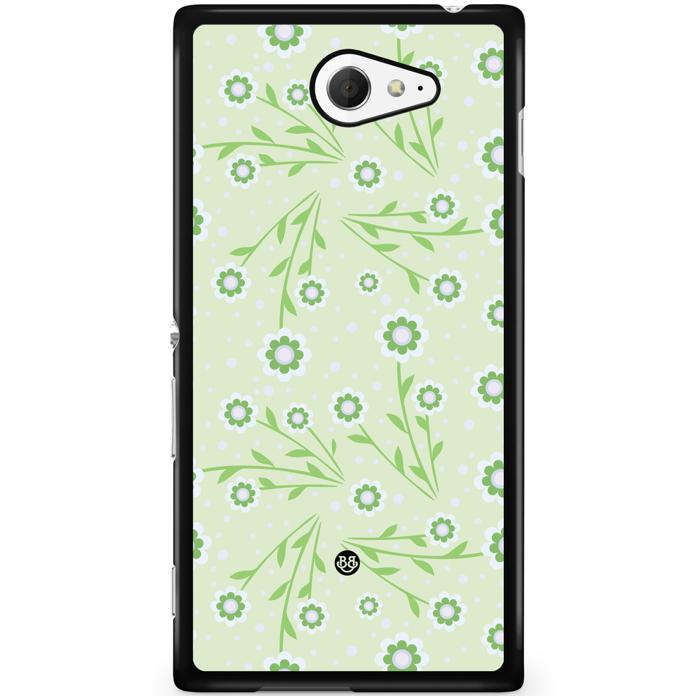 Sony Xperia M2 Aqua Case - Spring - Green