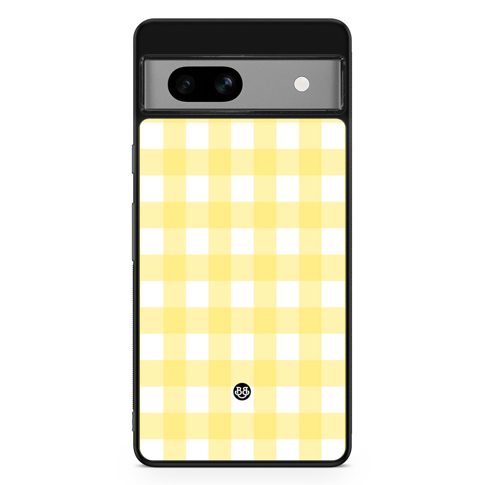 Google Pixel 7a Case - SUMMER GARDEN - Lemon Check