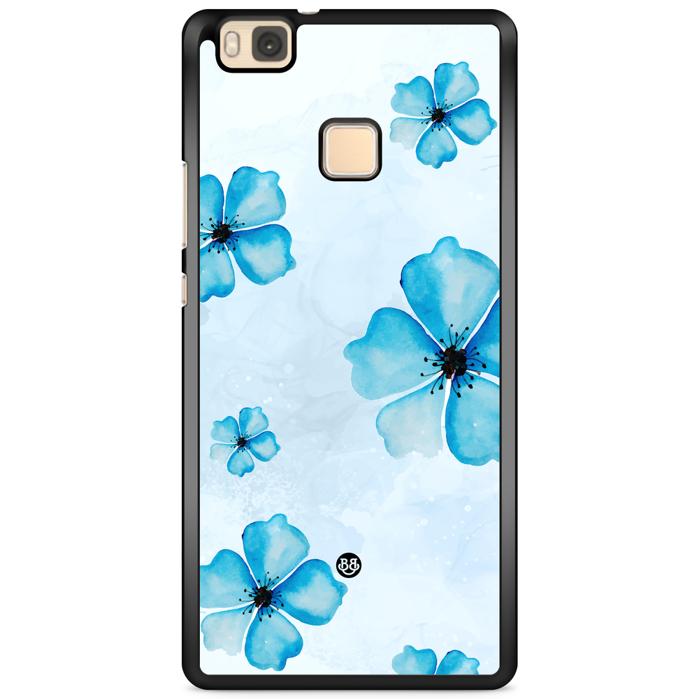 Huawei P9 Lite Case - WILD BLOOM - Blue Bloom