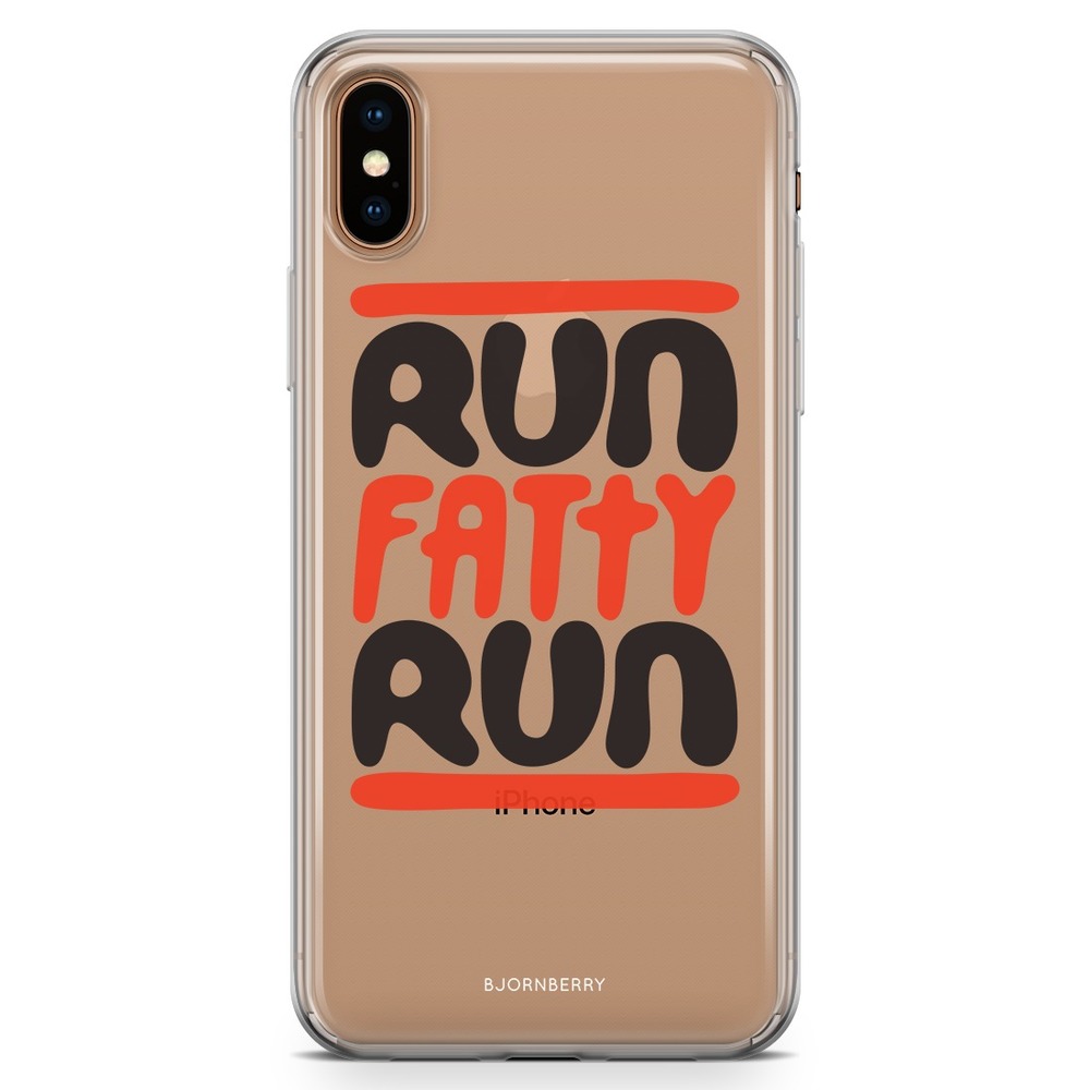 iPhone Xs Max Fashion Skal - Run Fatty Run