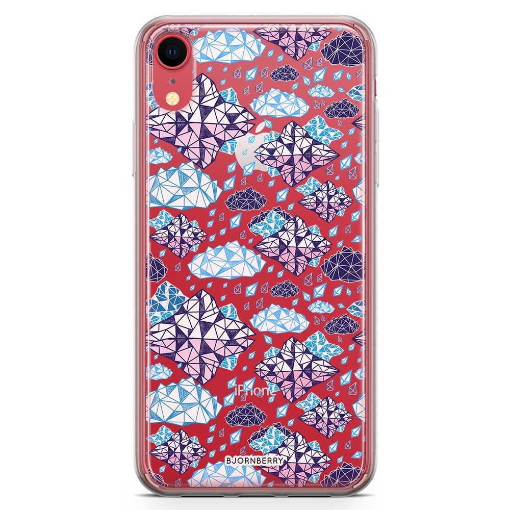 iPhone XR Fashion Case - Geometric Clouds