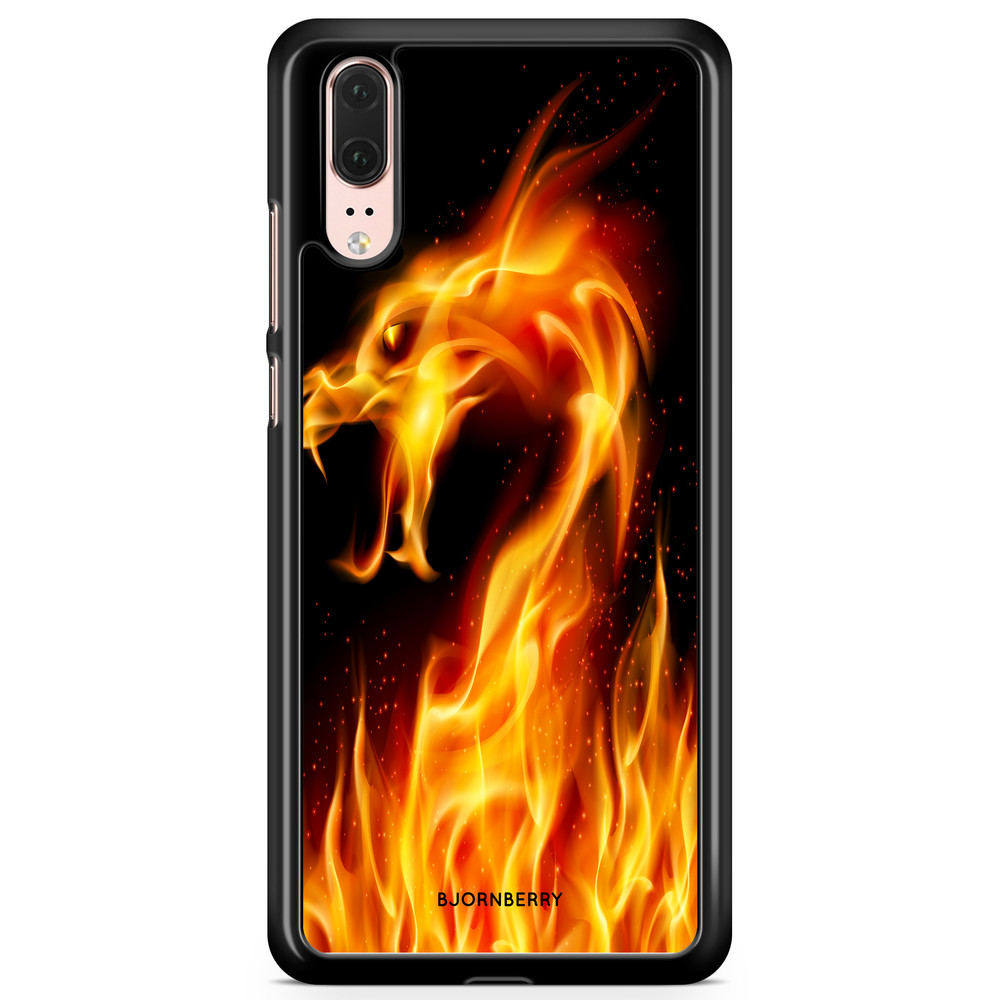 Huawei P20 Case - Flames Dragon