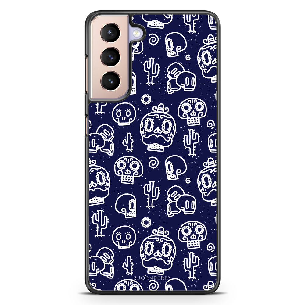 Samsung Galaxy S21 Case - Oldschool Skulls