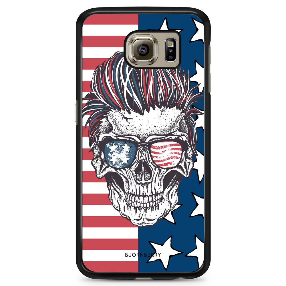 Samsung Galaxy S6 Case - USA Skull