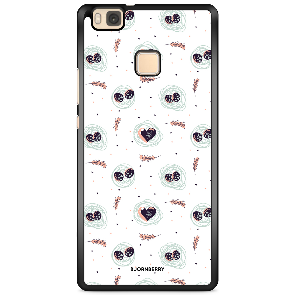 Huawei P9 Lite Case - Eggs and Hearts