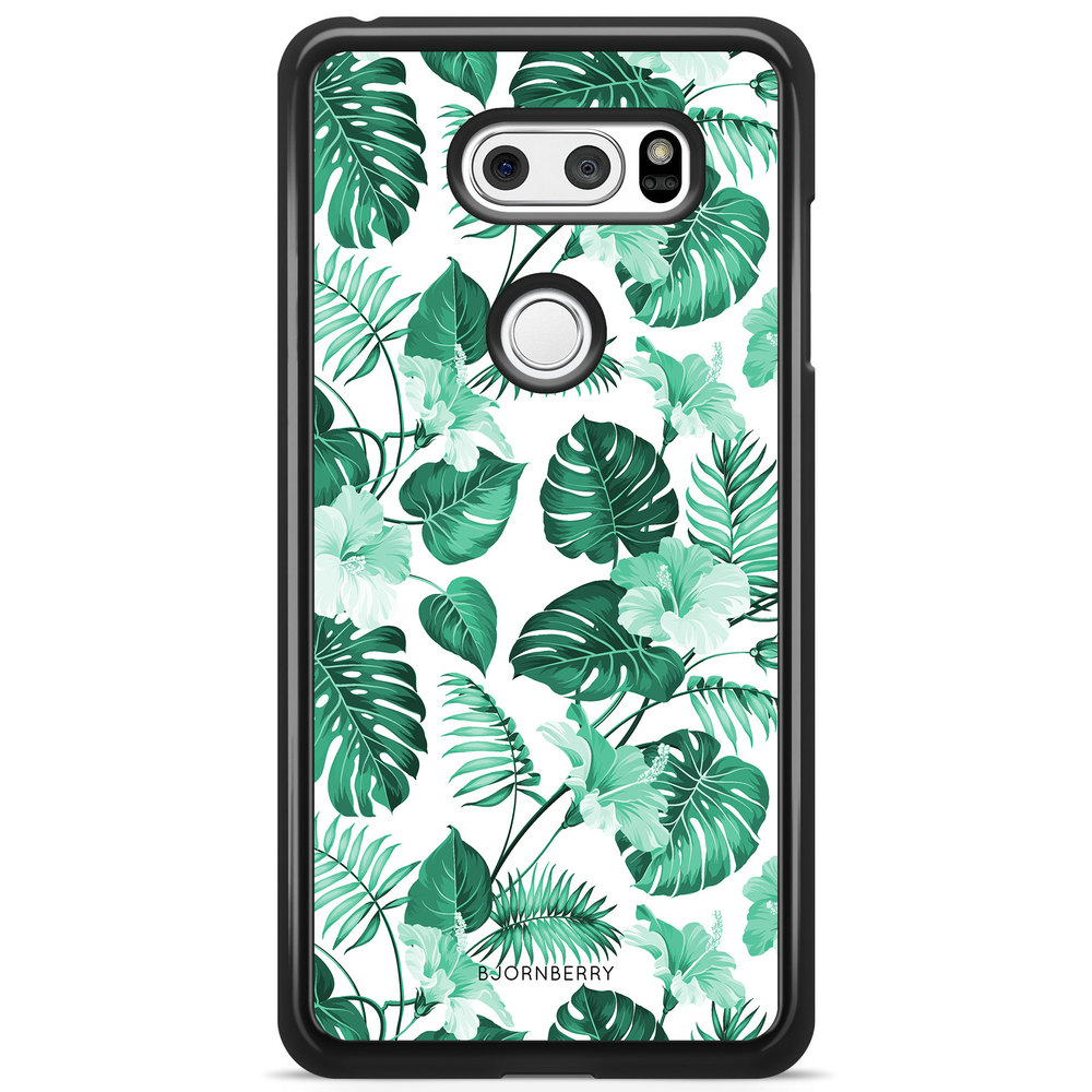 LG V30 Case - Turquoise Flowers