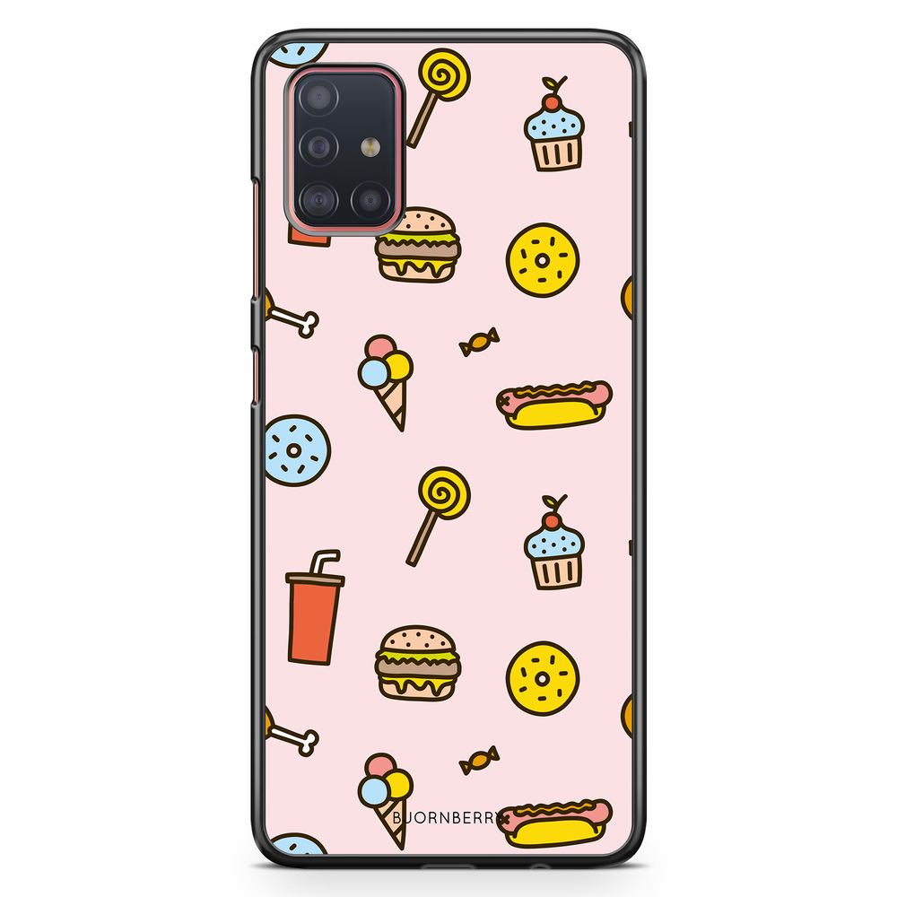 Samsung Galaxy A51 Case - Junk Food Pattern