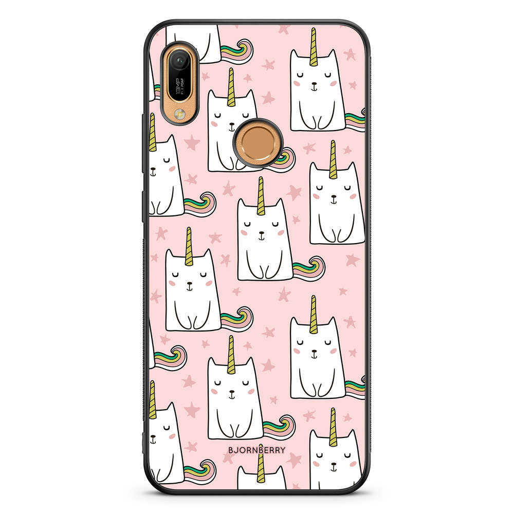 Huawei Y6 2019 Case - Cat Unicorn