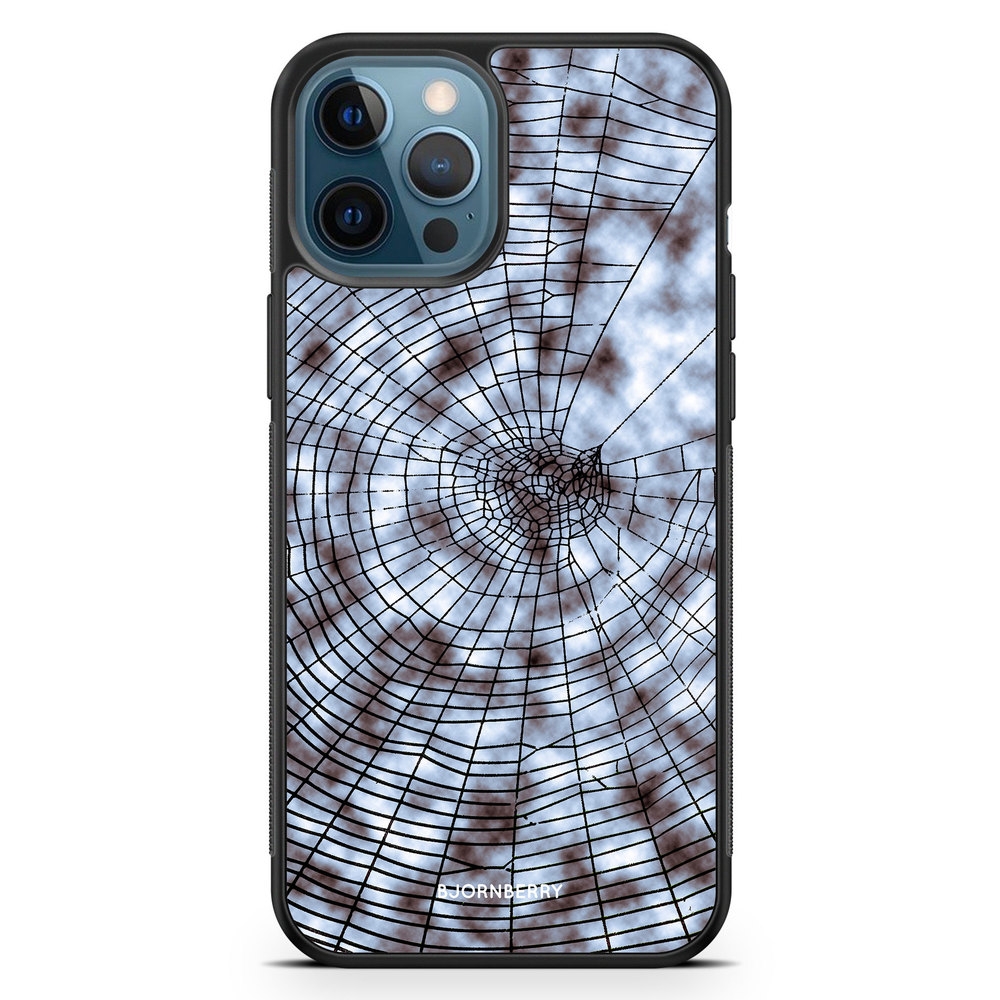 iPhone 12 Pro Case - Black Spiderweb