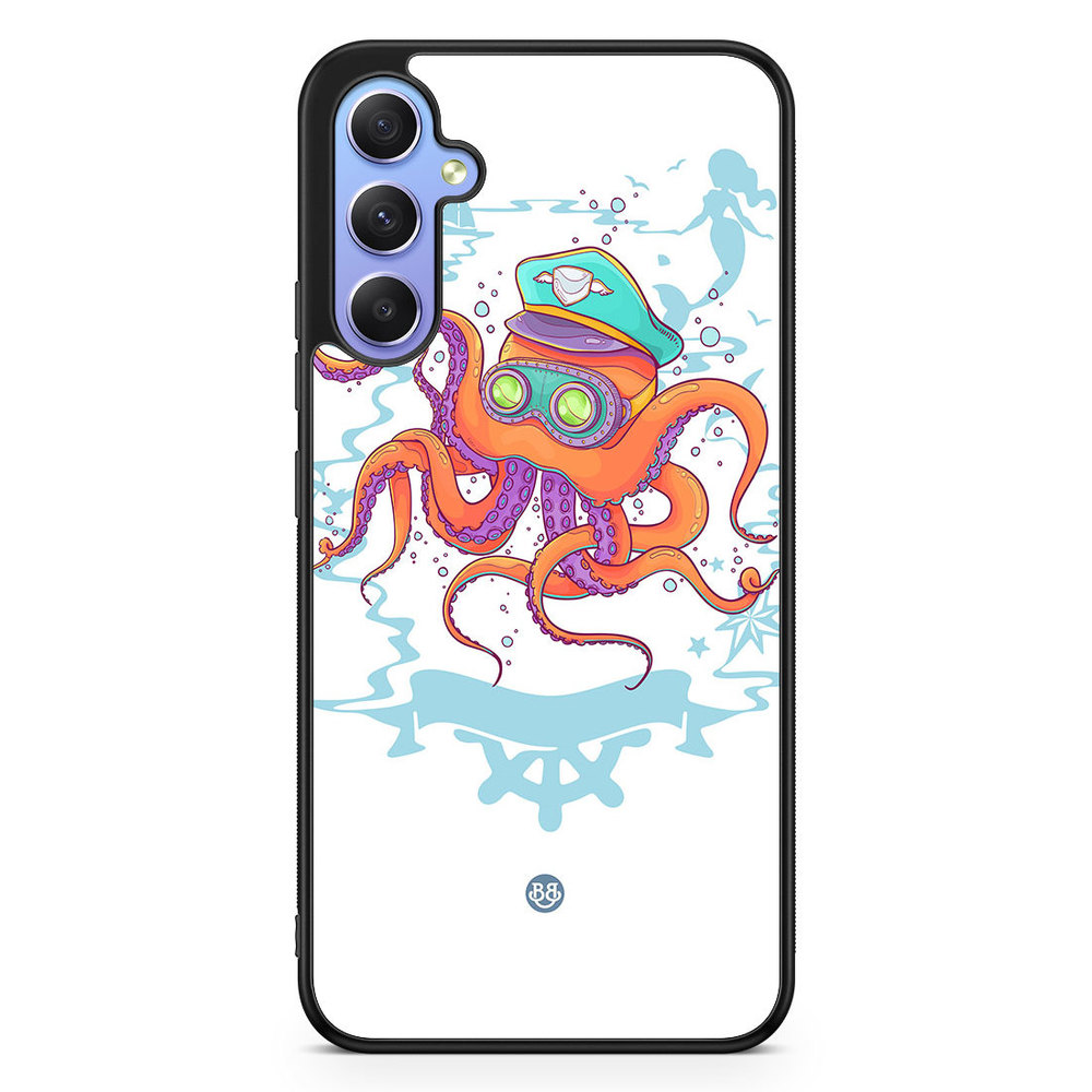 Samsung Galaxy A34 5G Case - Captain Octopus