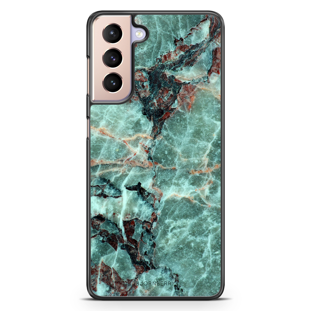 Samsung Galaxy S21 Case - Green Marble