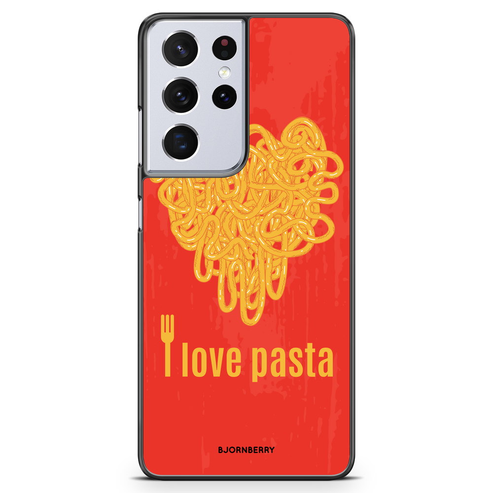Samsung Galaxy S21 Ultra Case - I love pasta