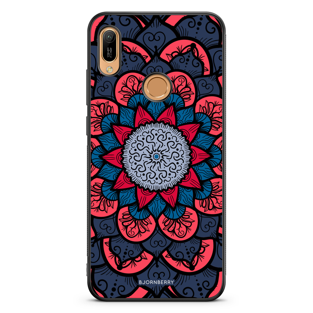 Huawei Y6 2019 Case - Blue Mandala